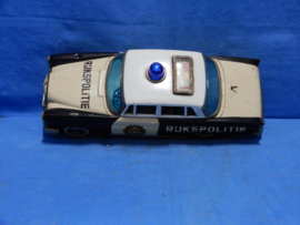 art nr: 741 vintage blikken rijkspolitie wagen 1950