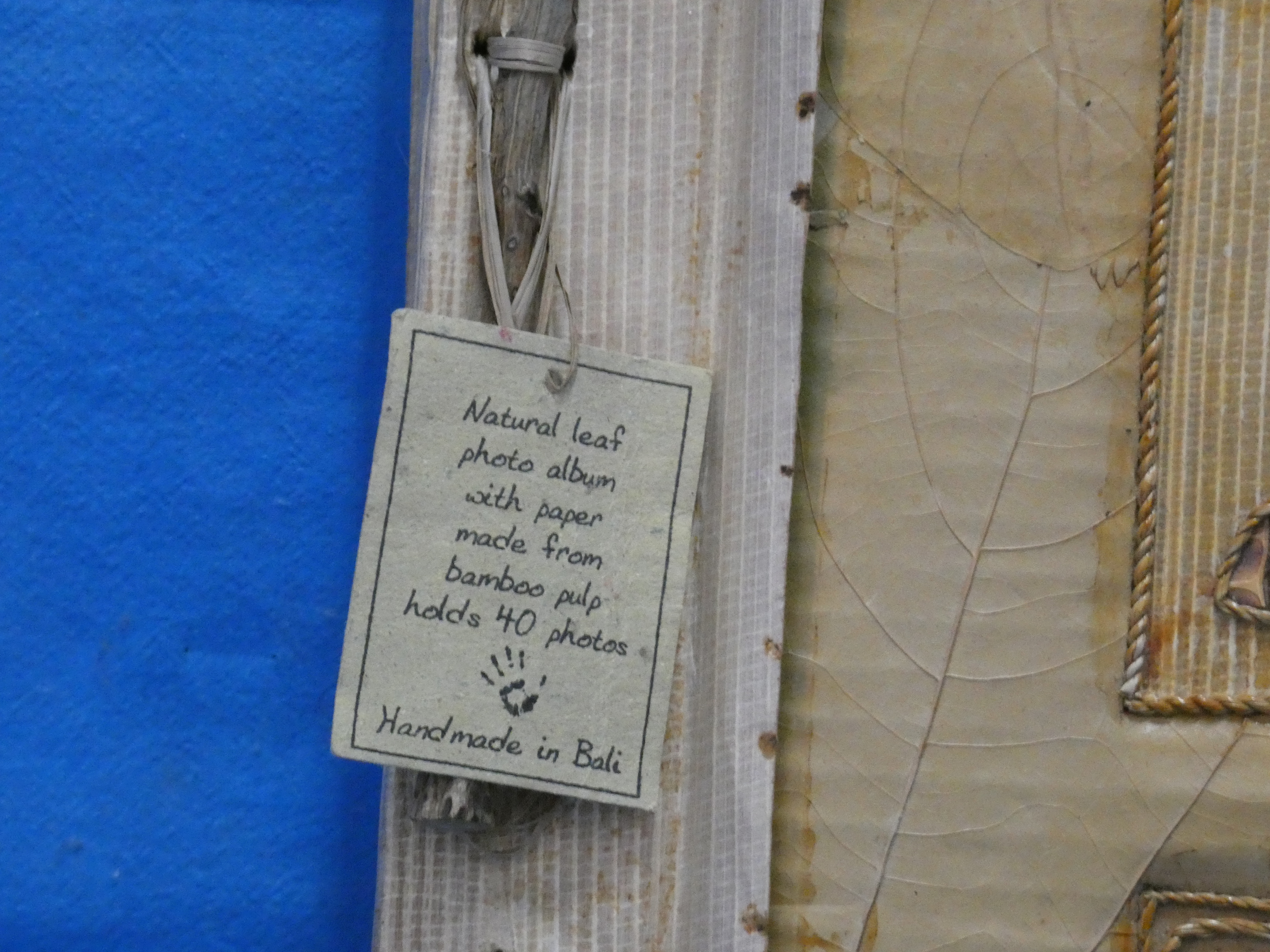 art nr: 1187 vintage Bamboe fotoalbum uit Bali