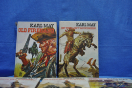 art nr: 878 vintage serie van 7 boeken van Karl May