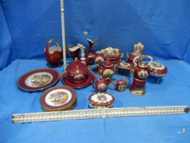 art nr: 408 antiek set Limoges a 20 stuks