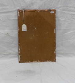 art nr: 669 antieke koper gravure van het H.M. Fregat