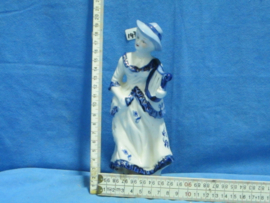 art nr: 1477 vintage Delft Blauw porseleinen beeldje
