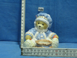 art nr: 1470 vintage Cherished Teddies zittend beeldje