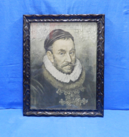 art nr: 673 vintage schilderij geschilderd door Gabrielse van Willem de tweede
