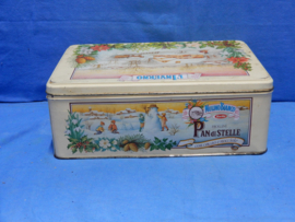 art nr: 602 vintage blik Biscotti Froline mulini bianco