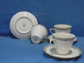 art nr: 1335 vintage kop en schotels van Mutchenreuther Duidsland