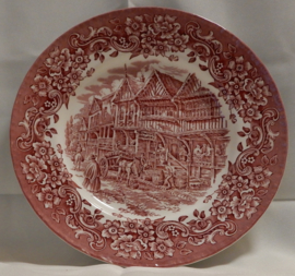 art nr: 487 antieke Royal Tudor Ware bord
