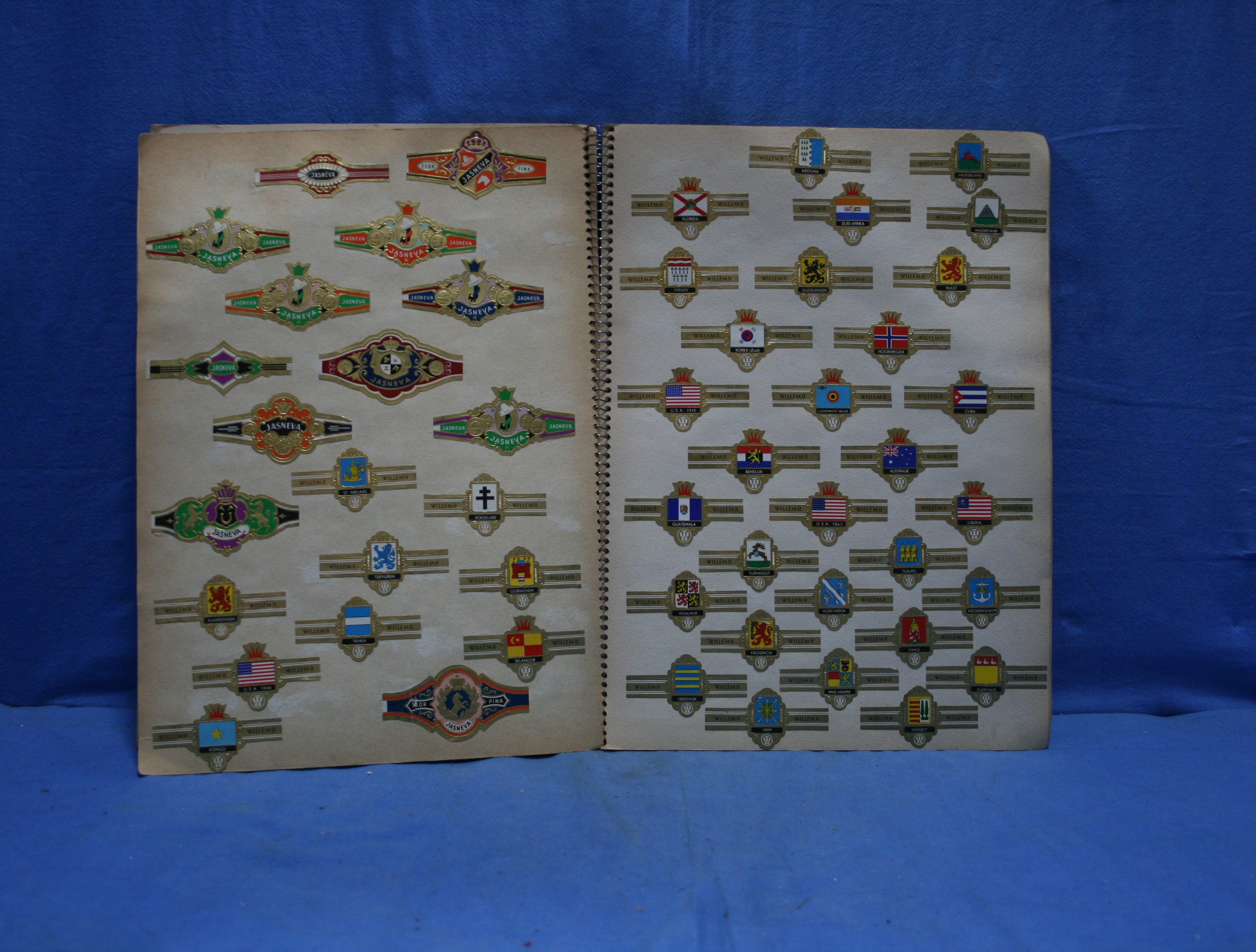 art nr: 1133 vintage 5 albums vol met sigarenbandjes