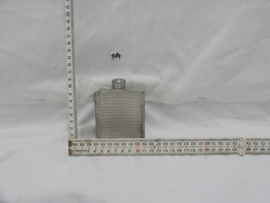 art nr: 984 vintage aluminium drankflacon