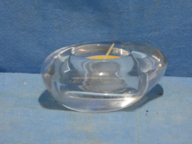 art nr: 1315 vintage glazen waxinelichtjes houder