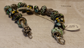 art nr: 520 vintage zilveren Pandora armband