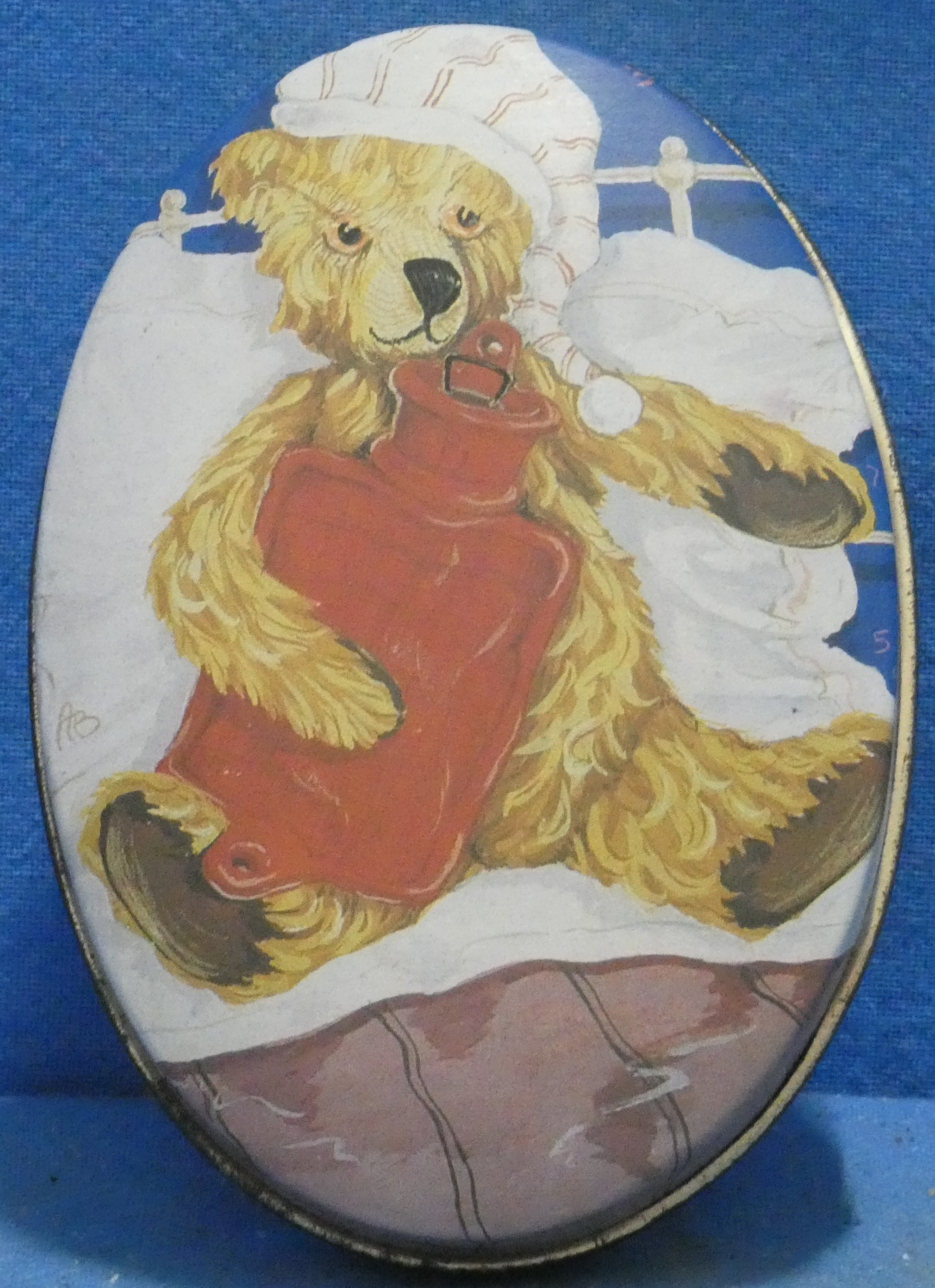 art nr: 1266 vintage blikje van Oscar & Bertie