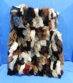 art nr: 623 vintage konijnen bodywarmer van bont