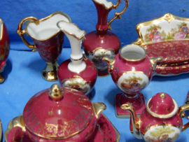 art nr: 408 antiek set Limoges a 20 stuks