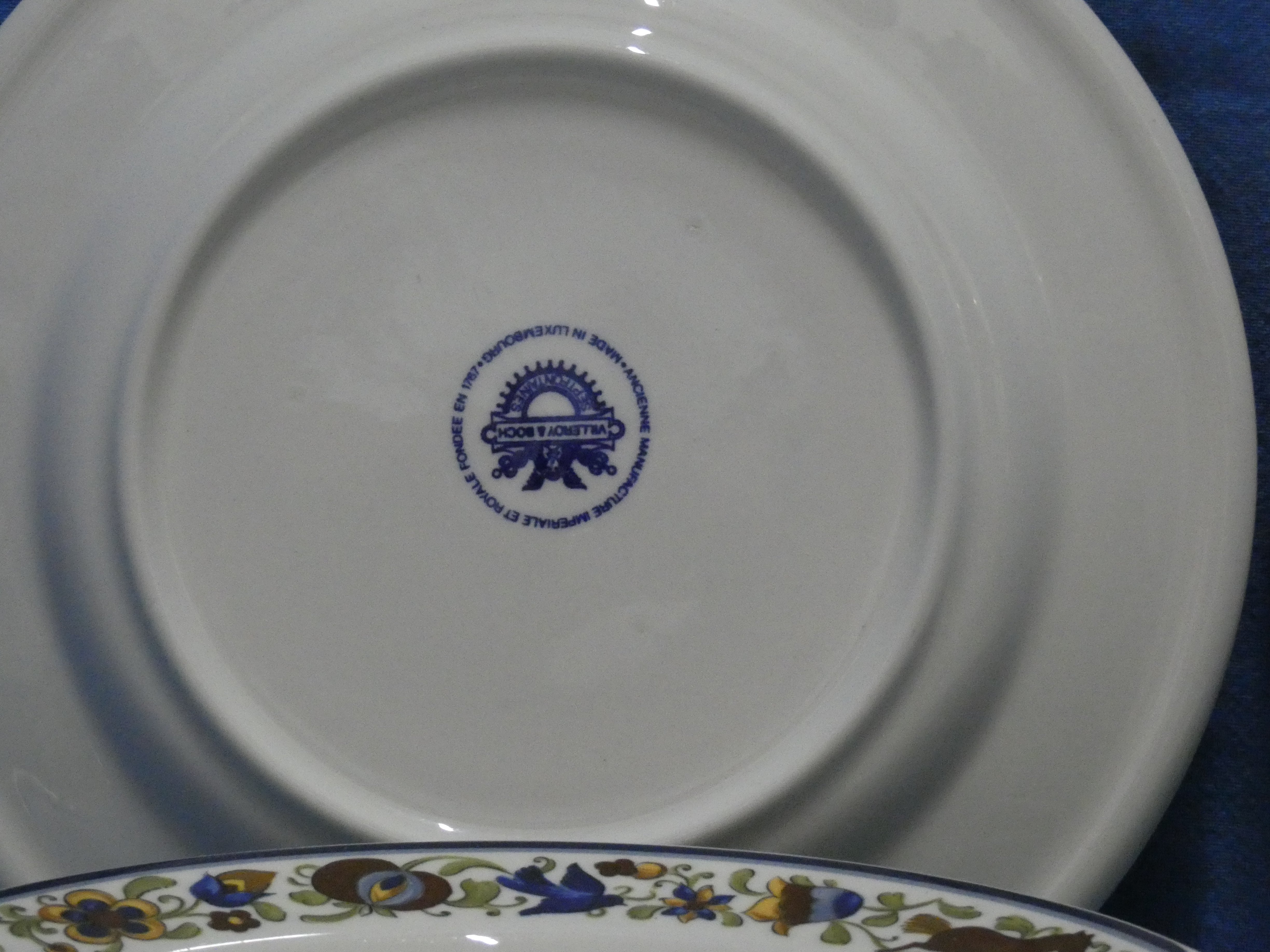 art nr: 1248 vintage Villeroy en Boch ontbijtstel