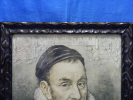 art nr: 673 vintage schilderij geschilderd door Gabrielse van Willem de tweede