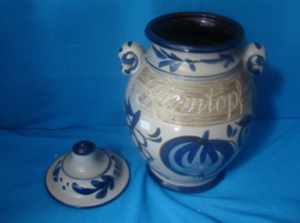 art nr: 187 vintage Rumtopf pot met deksel
