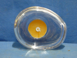 art nr: 1315 vintage glazen waxinelichtjes houder