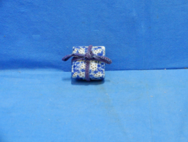art nr: 1061 vintage delft blauw snuifpotje