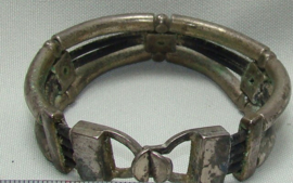 art nr: 36 antieke zilveren armband