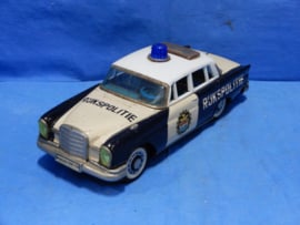 art nr: 741 vintage blikken rijkspolitie wagen 1950