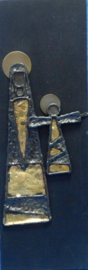 art nr: 710 kunst plaque, Maria met Kind, uit 1991