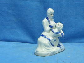 art nr: 1479 vintage Delft Blauw porseleinen beeldje