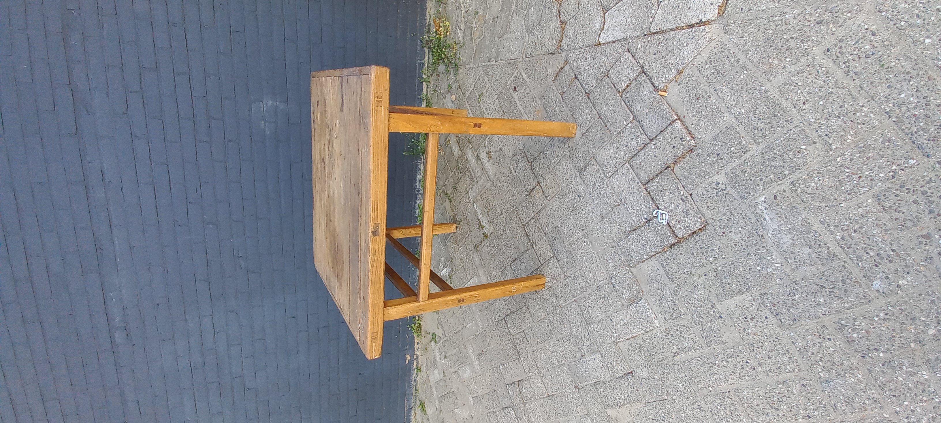 art nr: 187 antieke boeren eettafel hoge afwerking