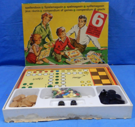 art nr: 562 vintage jaren 50 spellendoos van Jumbo