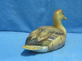 art nr: 1469 vintage porseleinen Akita eend van Mallard Duck