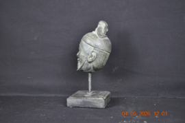 art nr: 749 vintage Chinese sculptuur van een Chinese krijger