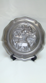 art nr 145 vintage tinnen bord