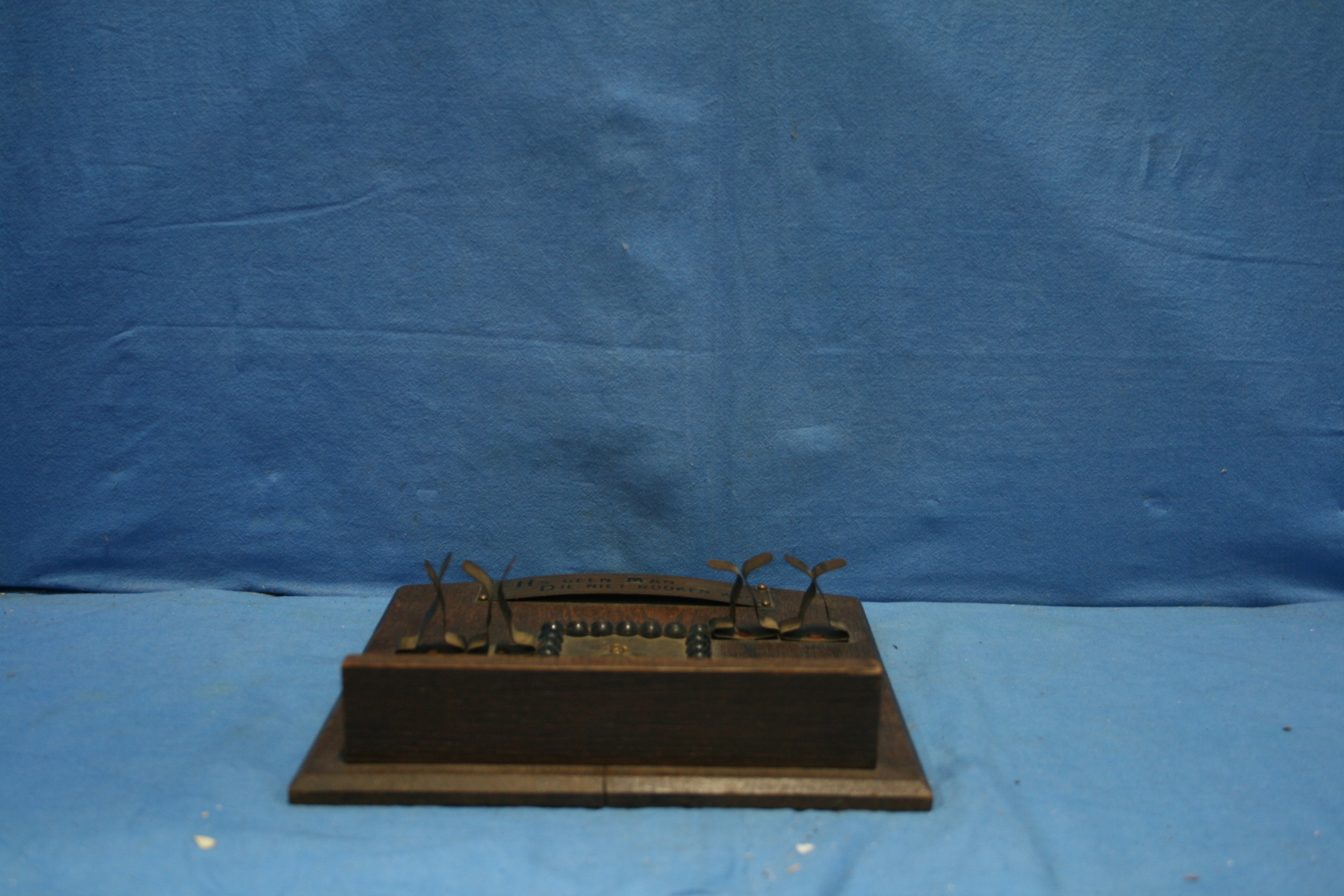 art nr: 1165 vintage eiken pijpen bord