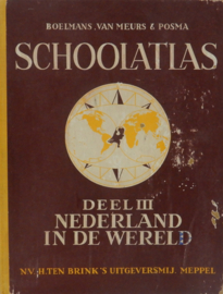 art nr: 951 vintage schoolatlas uit de jaren 60 voor kinderen