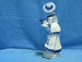 art nr: 1477 vintage Delft Blauw porseleinen beeldje