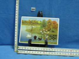 art nr: 1445 vintage Villeroy en Boch porseleinen VillboCard