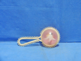 art nr: 1057 vintage baby rammelaar van kunststof