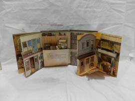 art nr: 952 vintage pop-up panorama boek, A Western Town