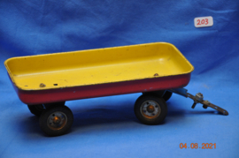 art nr: 203 vintage Mecano aanhangwagentje