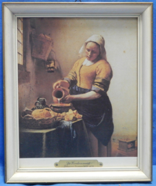 art nr: 610 vintage schilderij van DE KEUKENMEID uit 1700