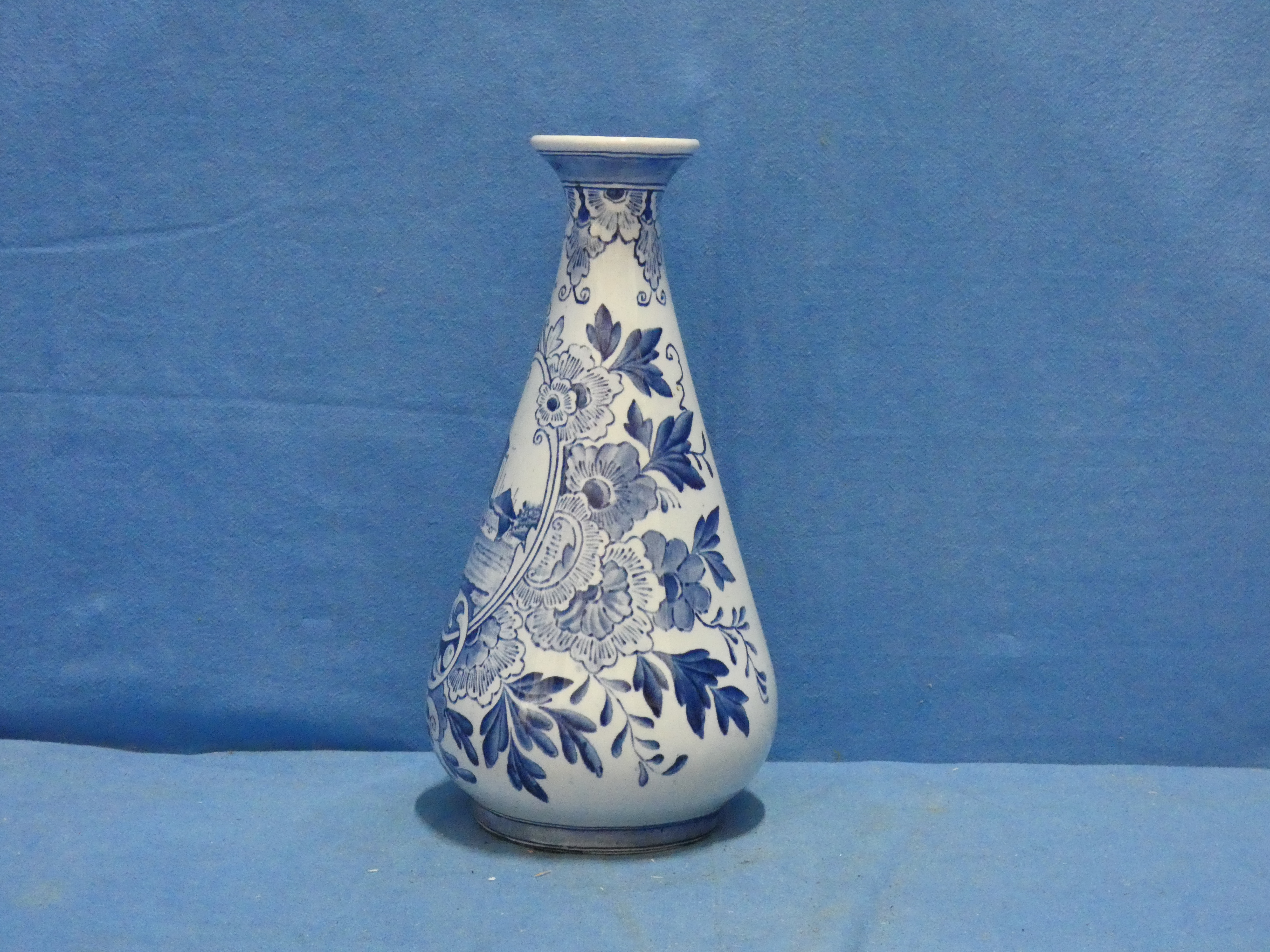 art nr: 1217 antieke Delft Blauwe vaas