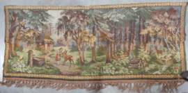 art nr: 839 vintage sprookjes wandkleed van roodkapje