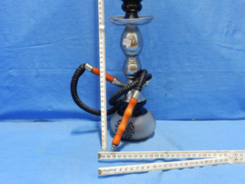 art nr: 53 vintage kleine waterpijp 34 cm hoog