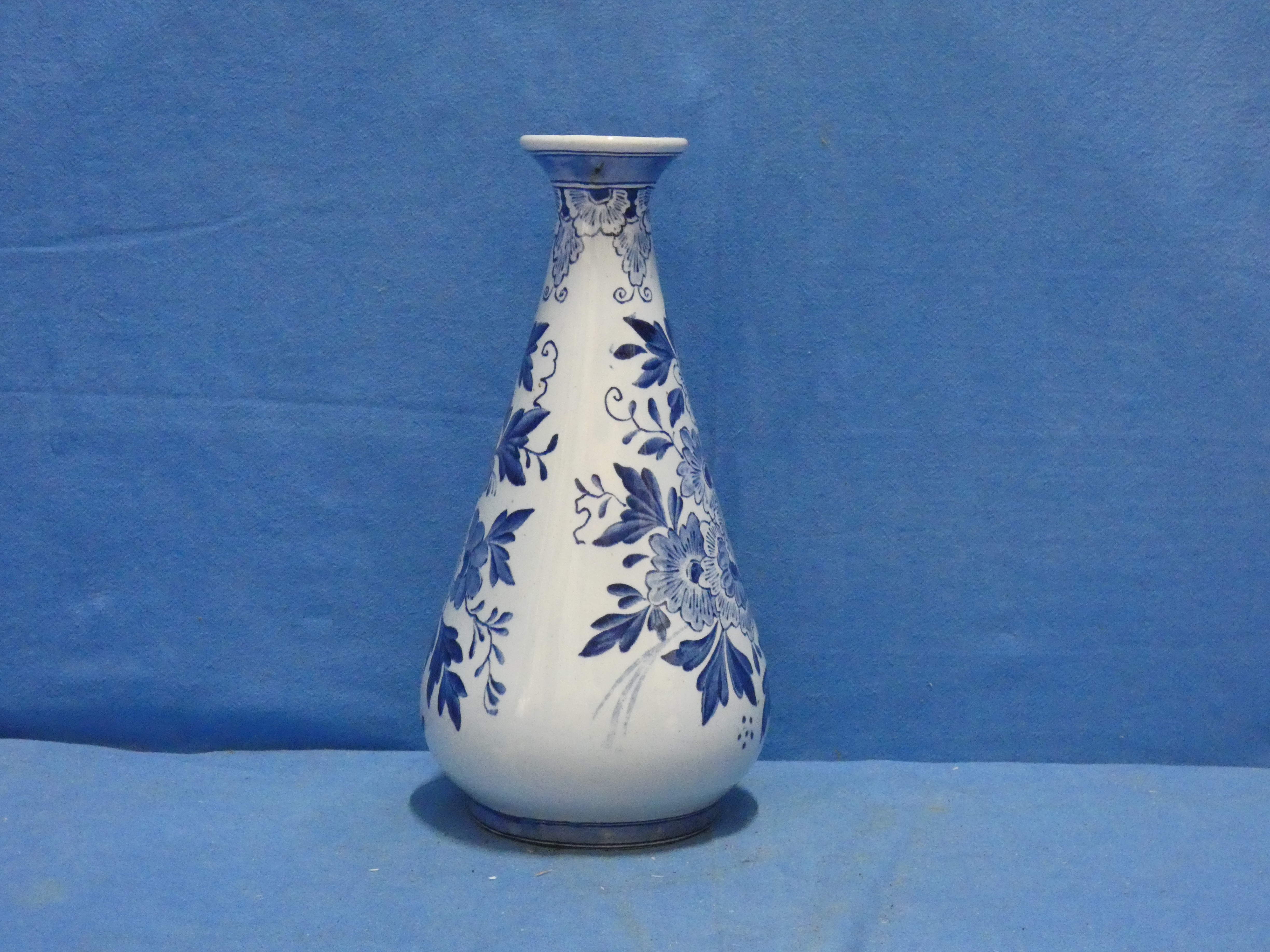 art nr: 1217 antieke Delft Blauwe vaas