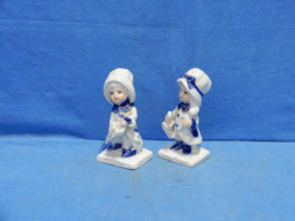 art nr: 1089 vintage delfts blauwe beeldjes