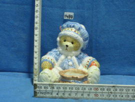 art nr: 1470 vintage Cherished Teddies zittend beeldje