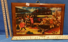 art nr: 576 vintage Plaque uit Burkina Faso Afrika