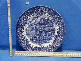 art nr: 791 antiek Delfts Blauwe schaal 17e eeuw Century England