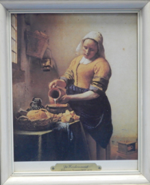 art nr: 610 vintage schilderij van DE KEUKENMEID uit 1700