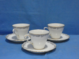 art nr: 1335 vintage kop en schotels van Mutchenreuther Duidsland